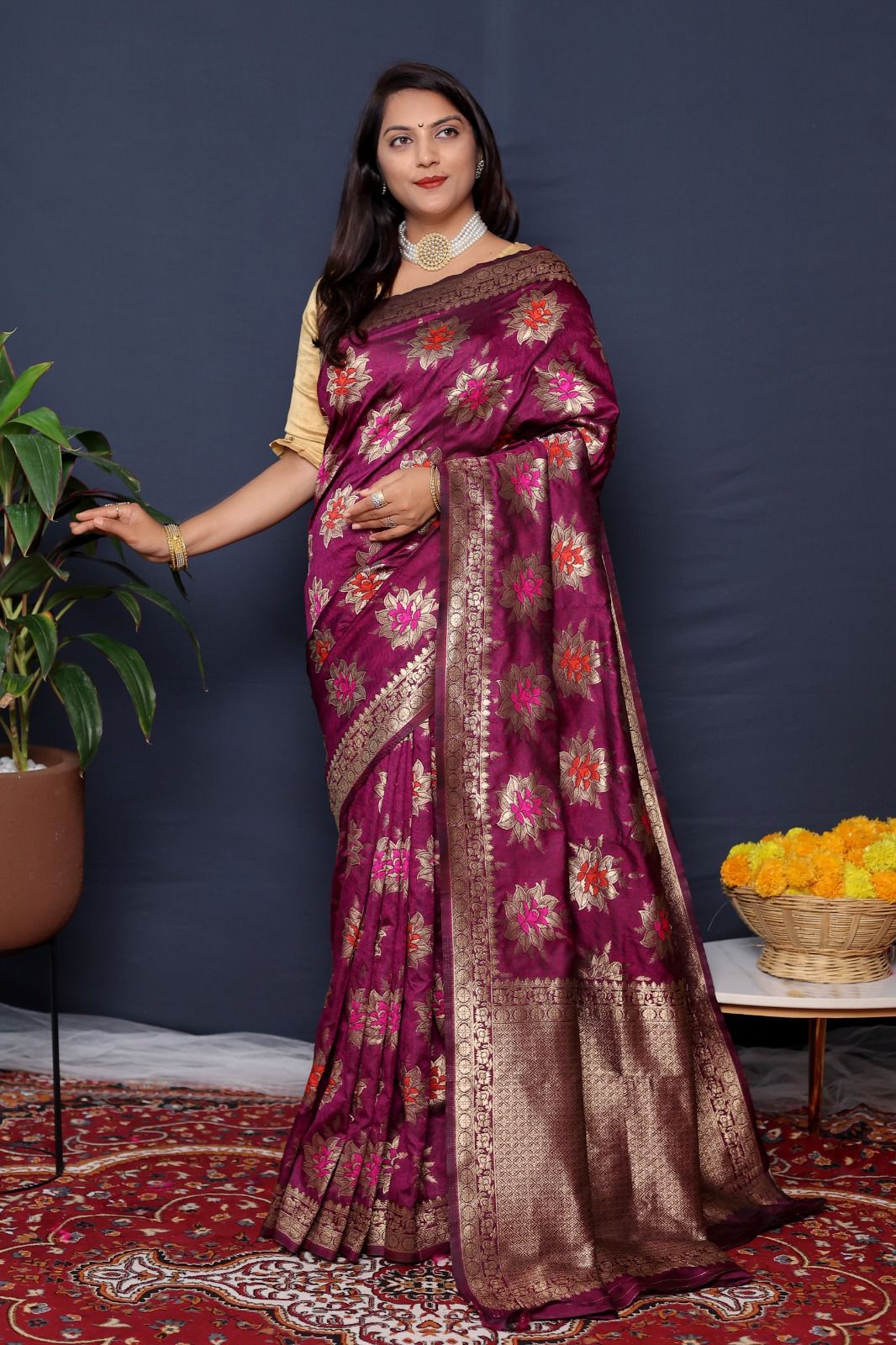 Gulmhor By Silkberry Pure Silk Saree Catalog